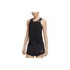 Nike Женские черные майки для бега с умеренной поддержкой и дизайном racerback CZ9386-010