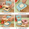 Stainless Steel DIY Pocket Bread Sandwich Cutter Tool