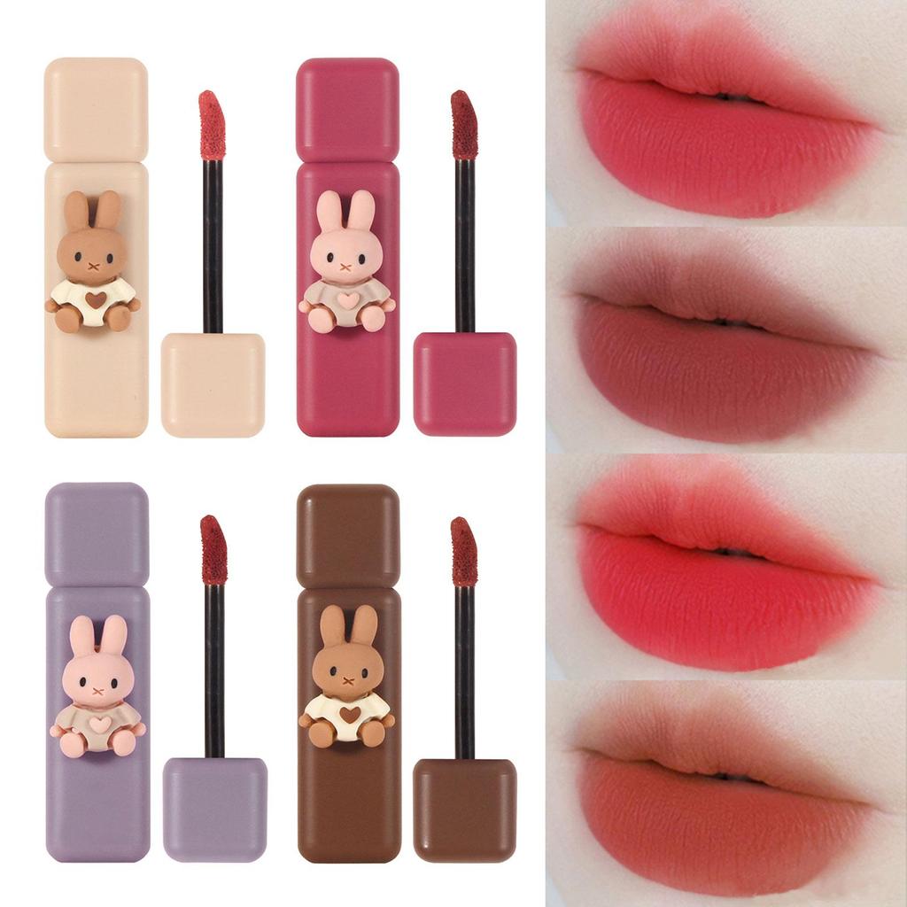 4 Lip Matte Hengfang Colors Gloss Longlasting Waterproof Liquid Lipstick Lip Mud Gift Box 35gpieces
