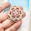 Rose Flower Ornament Pendant Brand New Jewelry Accessories Romantic Gift For Women
