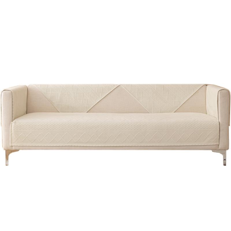 Плюшевая подушка для дивана Зимняя Новая Утолщенная Молочный Флис Нескользящая Подушка для Сиденья Современный Простой Высококачественный Чехол для Дивана Чехол Полотенце