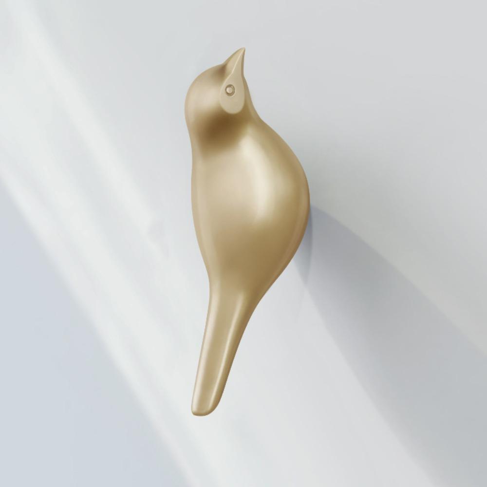 Elegant Cute 3D Creative Bird Wall Hook Luxury Space-saving Home Coat Hook Modern Wall Hanger Towel