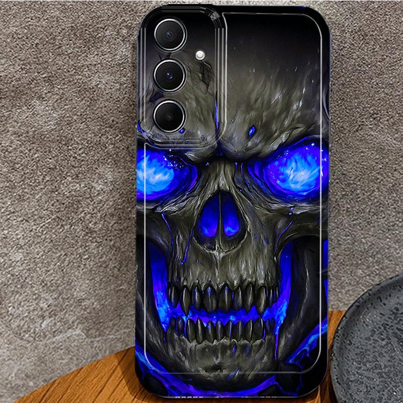 Прозрачный мягкий чехол-скелет для Samsung Galaxy S26 S25 S24 S22 S21 S20 fe/plus/Ultra с защитой от падения