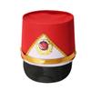 Kids Drum Band Hat Contrast Color Stage Performance Cosplay Cap Marching Band Accessory