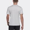 Adidas T Shirts Men's White Crew Neck Moderate FK6957