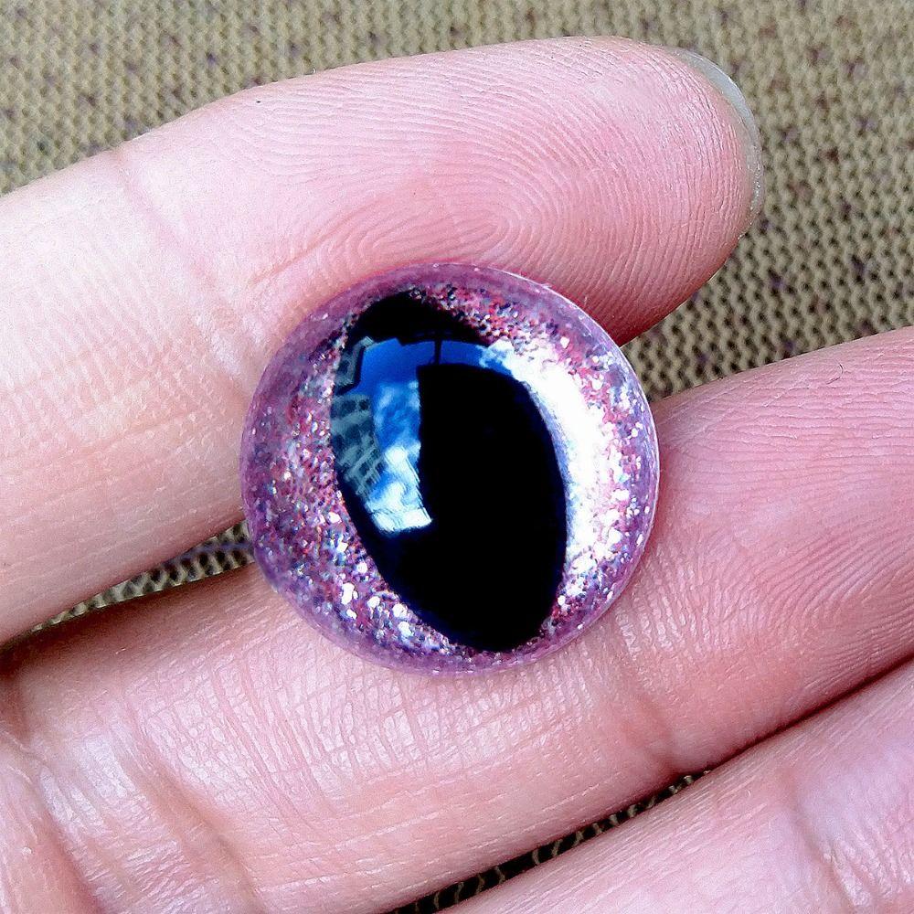 Глаза-глиттер, как кристаллы, безопасные для амигуруми и вязаных крючком игрушек - разные цвета