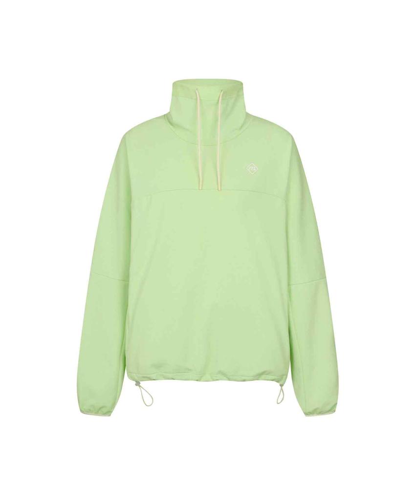 MONDAYFLOW Soft Jersey Pullover Top_Lime