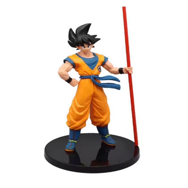 / Dragon Ball Son Goku Super Saiyan Anime Figure 22cm Goku DBZ Action Figure Model Gifts Collectible Doll Kids Birthday Gift