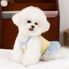 Dog Clothes Spring Summer Teddy Bigbear Suspender Skirt Happy Puppy Dress Medium Small Dog Pet Clothes