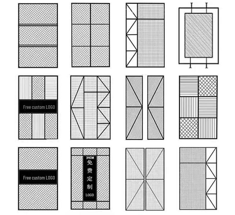 Декоративная сетка из кованого железа: Алмазный провод промышленного типа для стен, потолков и перегородок.