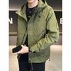 Spring and Autumn Hooded Jacket Men's New Versatile Work Jacket Youth Jacket