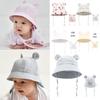 Cotton Basin Cap Summer Infant Hat Soft Baby Sunhat Panama Hat for Kids Girls Boys Bucket Hat Children's Headgear