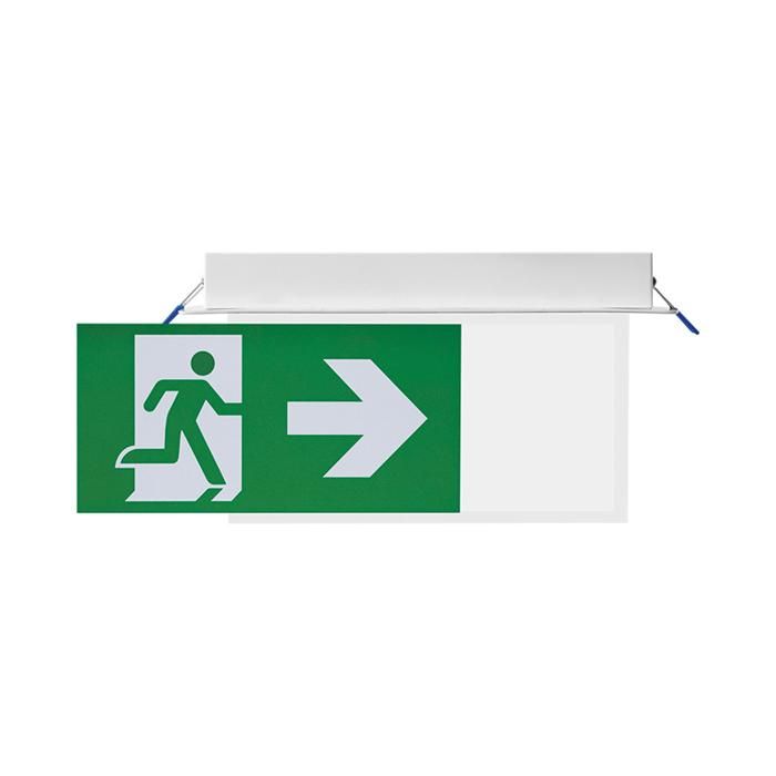 Panneau LED encastré EXIT 3W IP20 Blanc