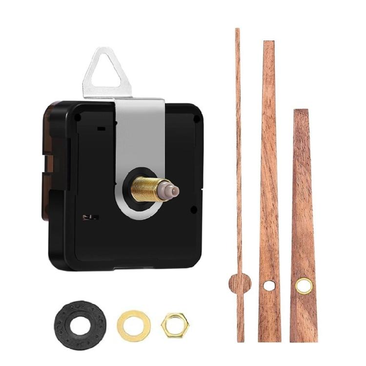Quiet Clock Movement Clock Mechanism with Wood Clock Hands Clock Accessories for Wall Clock Repair Replacement Kits