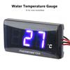 Motorcycle Digital Water Temperature Gauge   Thin   12V LCD With 22mm Sensor Adapter for Most Motorbikes