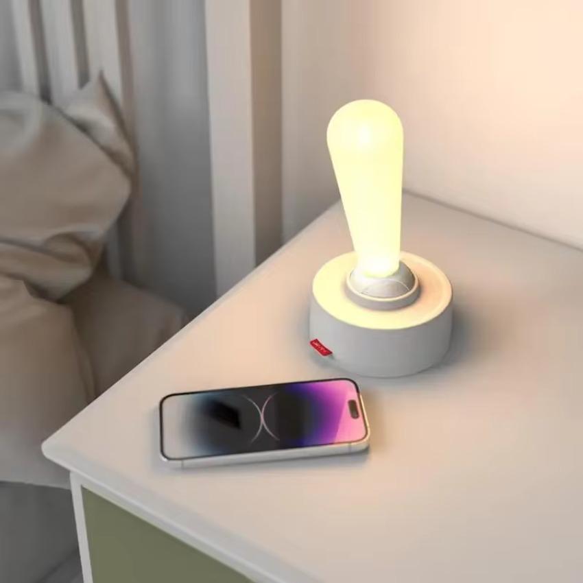 Светодиодный ночник с зарядкой от USB, 2 режима, регулируемая яркость, настольная лампа для офиса и дома