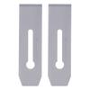 2Pcs Planer Blades Steel 51mm Portable Knife Replacement Accessories for Woodworking Handwork