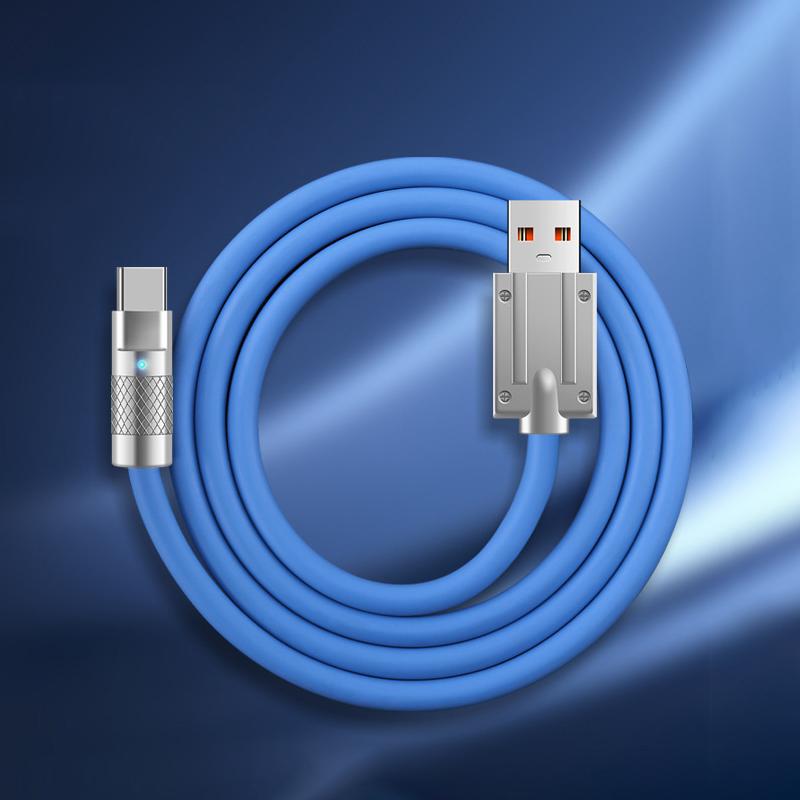 Usb C Auto Cable 120W Type C Charger Usb Charging Cable Fast Charge Fast Charging Type C Charger Cable For Mobile Phone Car