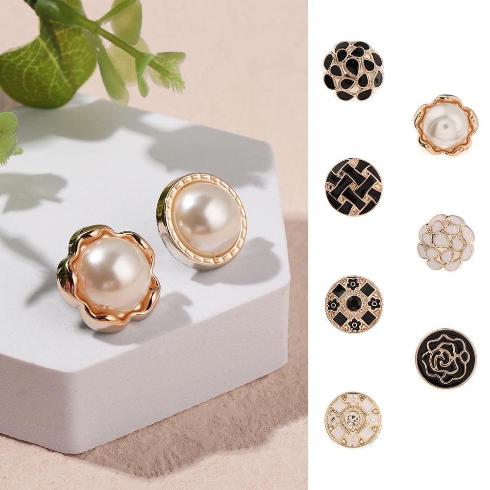 6PCS Clothing Crafts Decorative DIY Anti-exhaust Adjustable Coat Button Seamless buttons Detachable