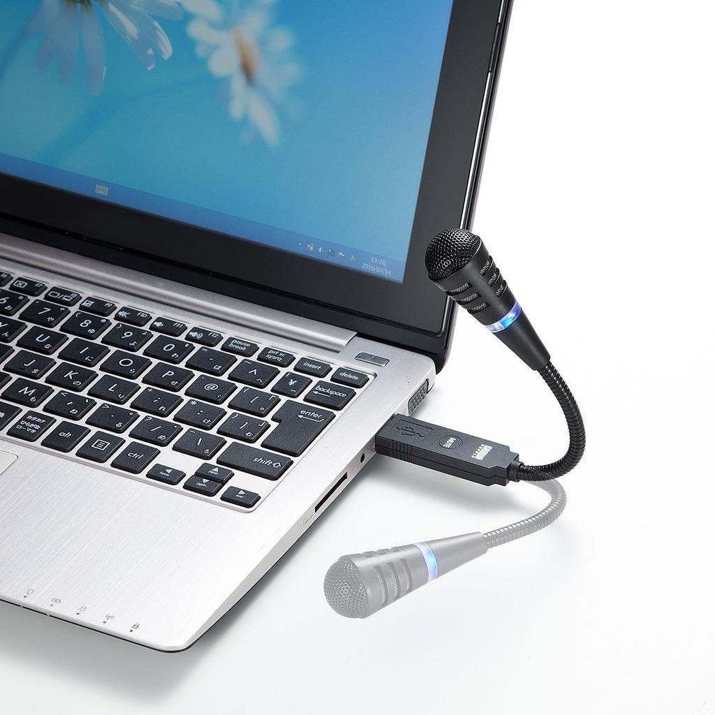 Sanwa поставляет USB-микрофон однонаправленный прямого подключения MM-MCU02BK