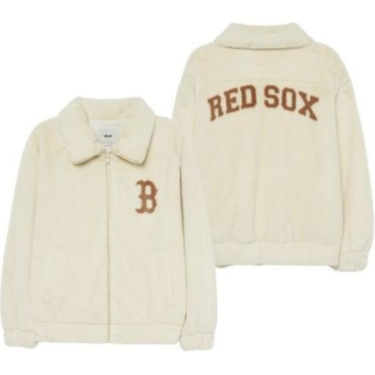 New MLB Jackets Unisex Beige Yellow 3AFDV0236-43BGL
