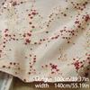 1-Metre Embossed 3D Flower Jacquard Fabric Elegant Vintage Floral Cloth for Women Dress Bag DIY Sewing Textile Cushion Curtain