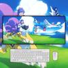 Anime Ppokemon Mousepad Large Gaming Mouse Pad LockEdge Thickened Computer Keyboard Table Desk Mat