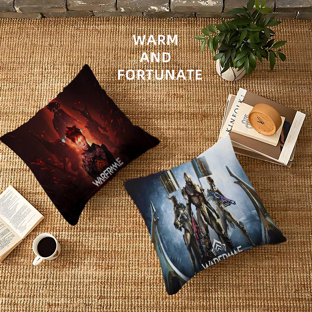 Warframes Gamer Pillowcase Toon Gift Cushion Cover Bedroom Home Sofa Chair Seat Decor Pillow Case