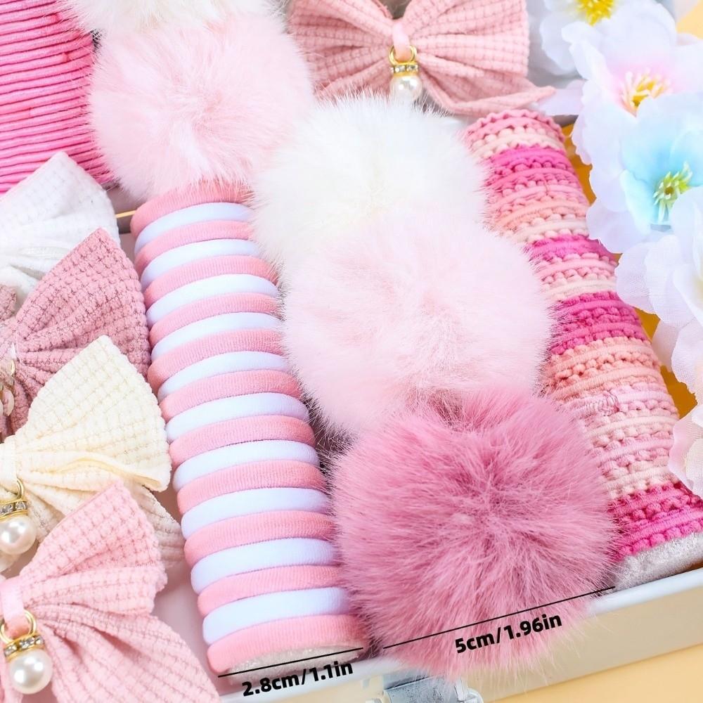 179Pcs/Set Colorful Girls Hair Accessories Set Flower Shape Hair Bows New Hair Clips Party Dress Up