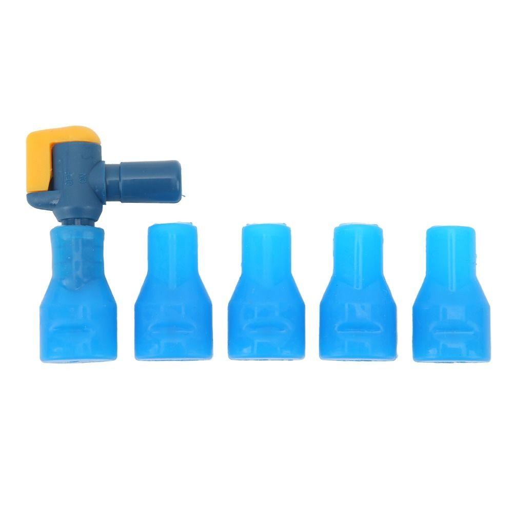 6PCS Silicone Bite Valve Replacement Tube Nozzle Replacement for Hydration Bladder