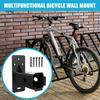 Кронштейн для крепления велосипеда на стену, большой грузоподъемный кронштейн для крепления велосипеда, прочный багажник для груза 300 фунтов, гаражные 2-дюймовые приемники, настенный держатель для велосипеда