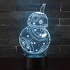 3d Illusion Star Wars Night Light Decor Lamp With Smart Touch The Perfect Home Decoration
