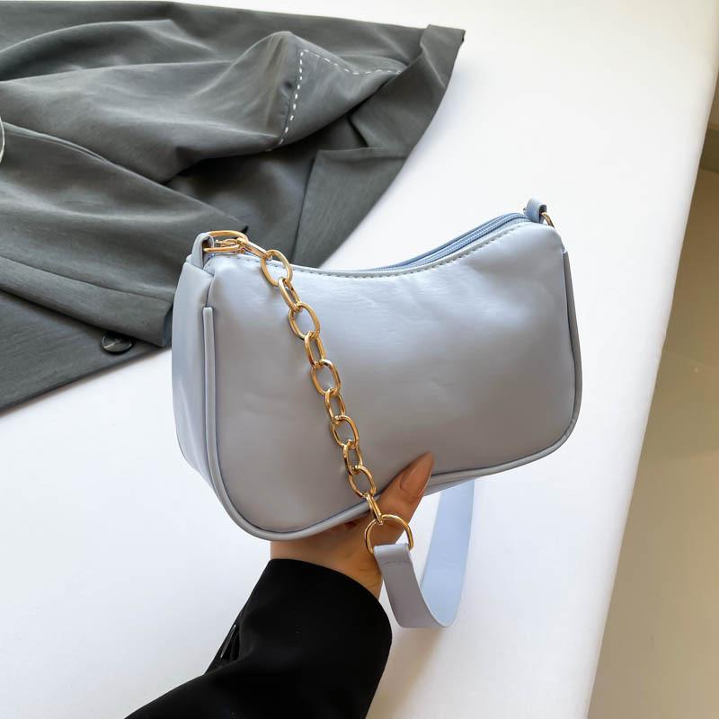 Шикарная и универсальная летняя повседневная сумка через плечо 2024 года, для commuters, черная, белая, красная