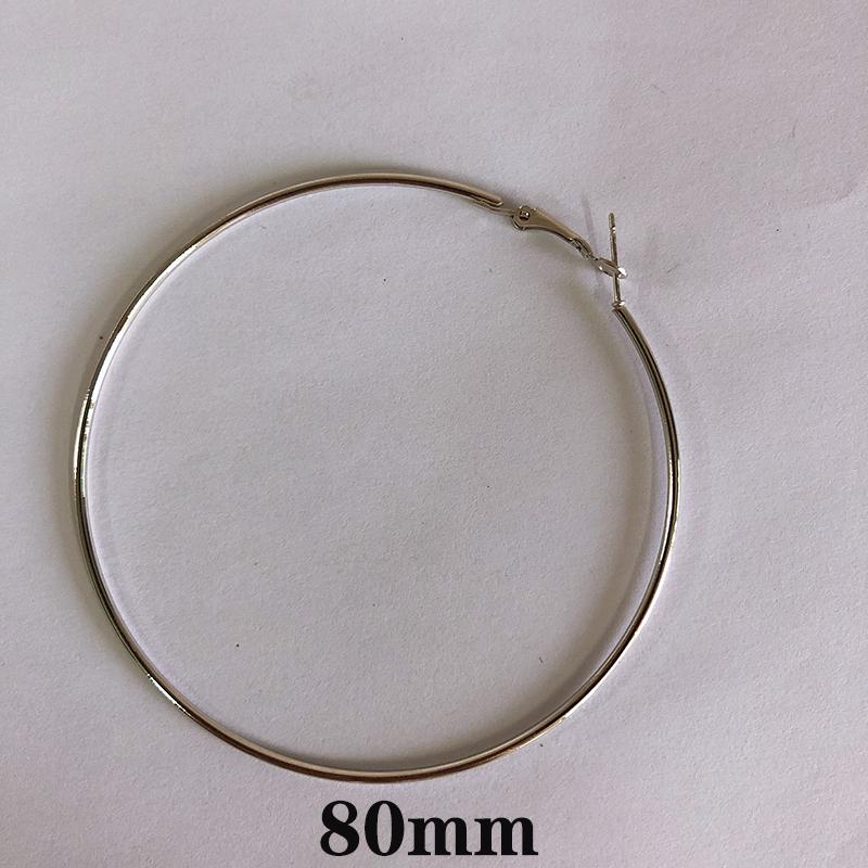 Модные серьги Серьги-кольца Большие серьги Преувеличенные серьги-кольца в стиле хоп Ювелирные изделия Женские большие серьги AVE