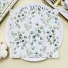 Disposable Party Napkin Double Layer 20 Pieces/Pack Eucalyptus Pattern