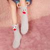 Пушистые носки с героями мультфильмов Kawaii для женщин и мужчин, женские флисовые пушистые теплые забавные носки с милым узором, домашний пол, подарок для сна Tiktok