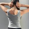 Camisole Tank Soft Top For Women Summer Outfits Tight And Sexy Tank Top Knitted Bottom Shirt And Sleeveless Top For Outerwear