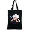 Spell Return Jujutsu Kaisen Shopping Mobile Phone White Canvas Handheld Messenger Bag