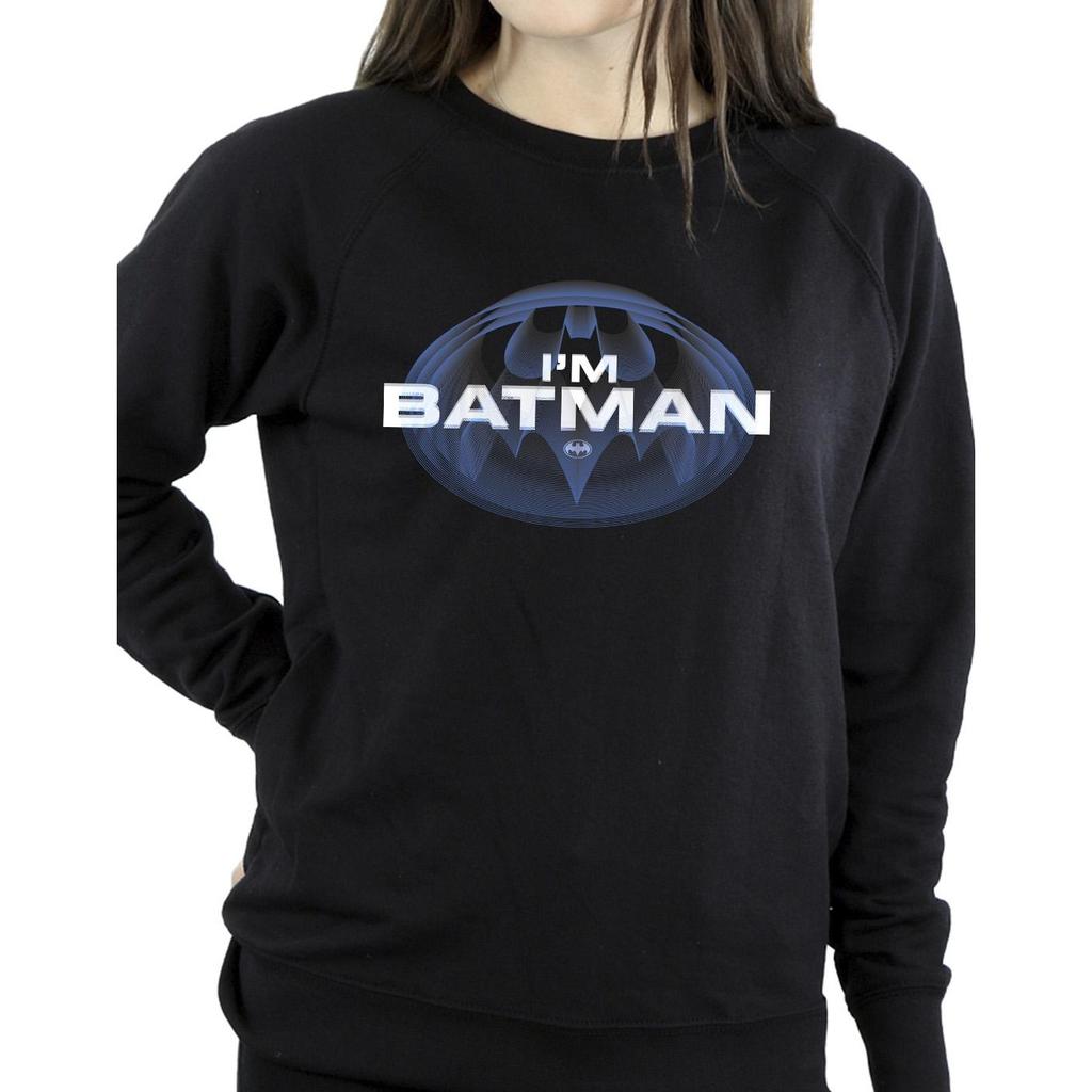 DC Comics Womens/Ladies The Flash I´m Batman Sweatshirt