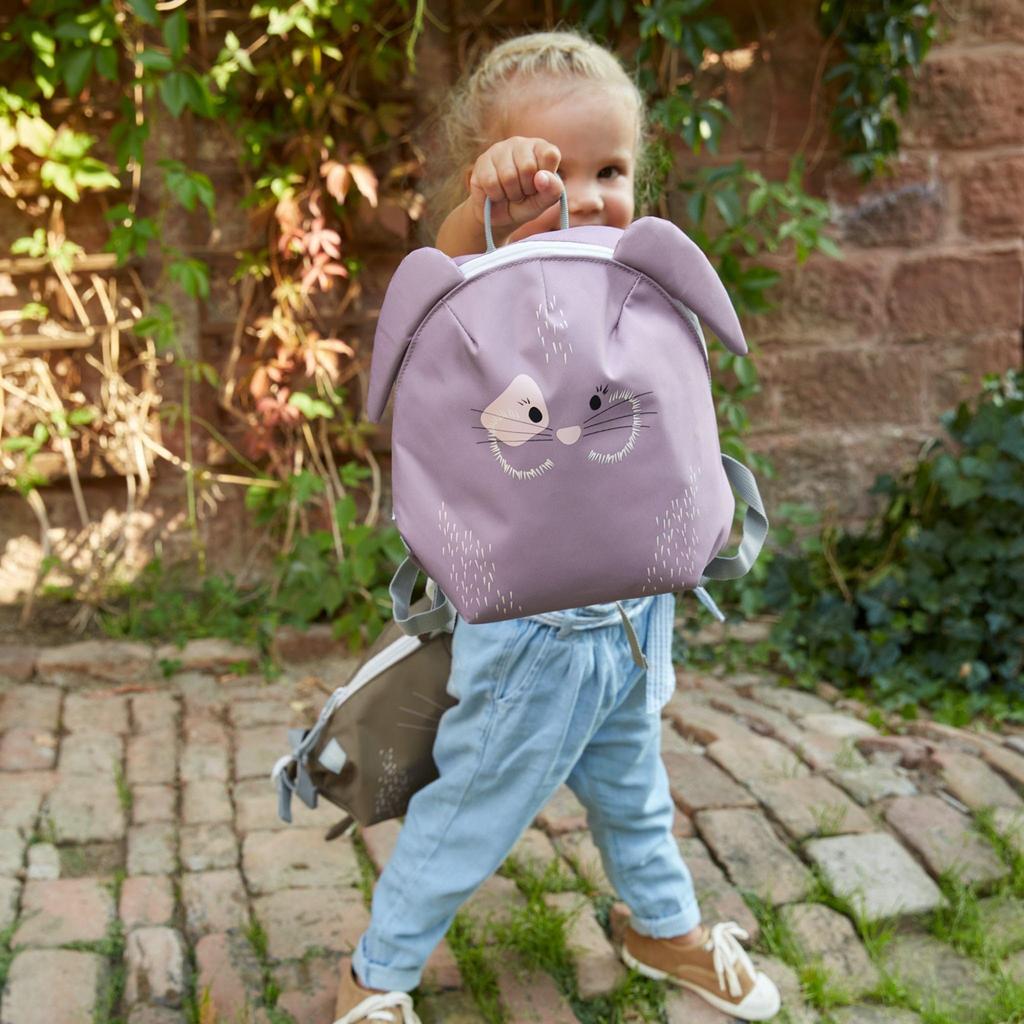 LÄSSIG Kids Backpack for Daycare/Small Children, About Friends, Orange, 24 Cm, Lion