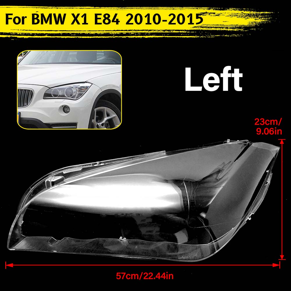 Крышка линзы передней фары для BMW X1 E84 2010 2011 2012 2013 2014 2015 Корпус фары Прозрачный абажур Автоаксессуары