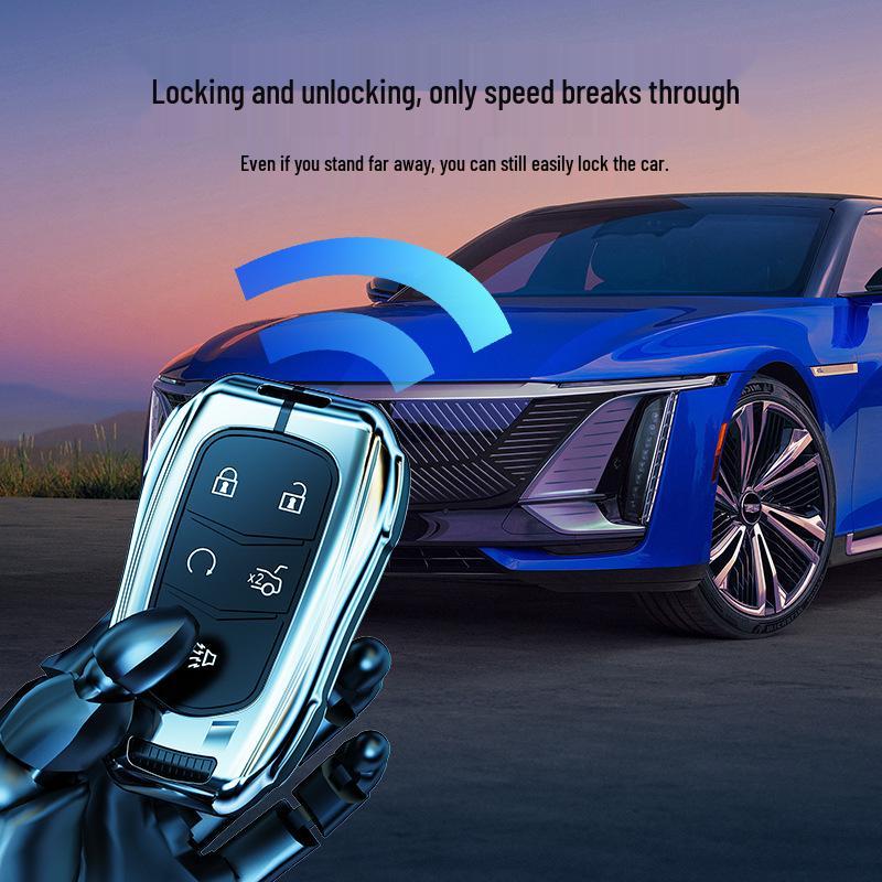 Подходит для кейса-чехла ключа Cadillac CT4/CT6/XT4/XT5/XT6/XTS - Премиальная пряжка-корпус для автомобильного ключа