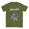 Футболка Gatecreeper мужская из чистого хлопка, потрясающая футболка с круглым вырезом и полосой, короткий рукав, одежда с принтом