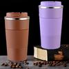 Mug Stainless Steel Leakproof Insulated Cup with Lid Hot Cold Drinks Tumbler Reusable Thermal Cup