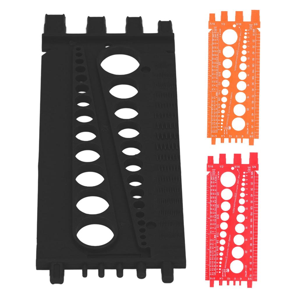 Гайка болт винт калибр многофункциональный дюймовый метрический быстрая идентификация гайка болт резьба проверка для W