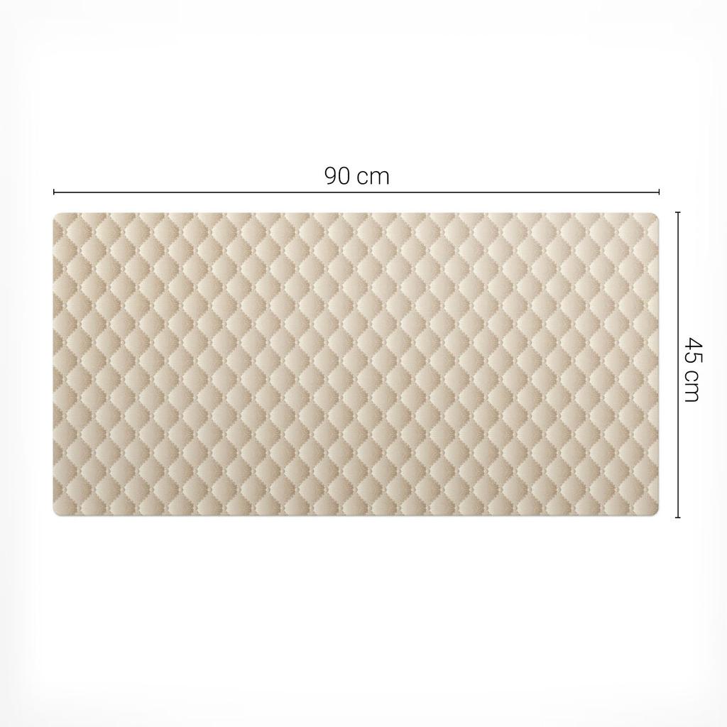 Gaming Mouse and Keyboard Pad Quilted Retro Pattern 90x45 cm