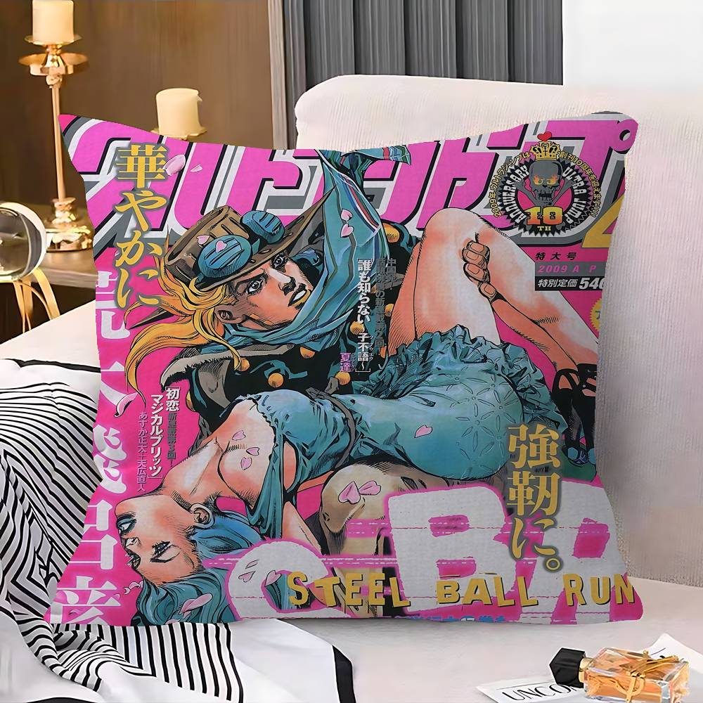 Японская Чехол для подушки JoJo's Bizarre Adventure Декоративная Подушка Диван Домашний Декор Чехол Чехлы для подушек
