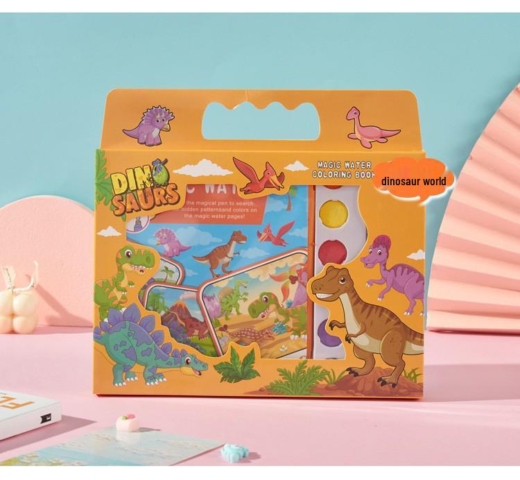 Набор детской книги-раскраски для рисования водой - Игрушка-раскраска для малышей для подарка на 1 июня