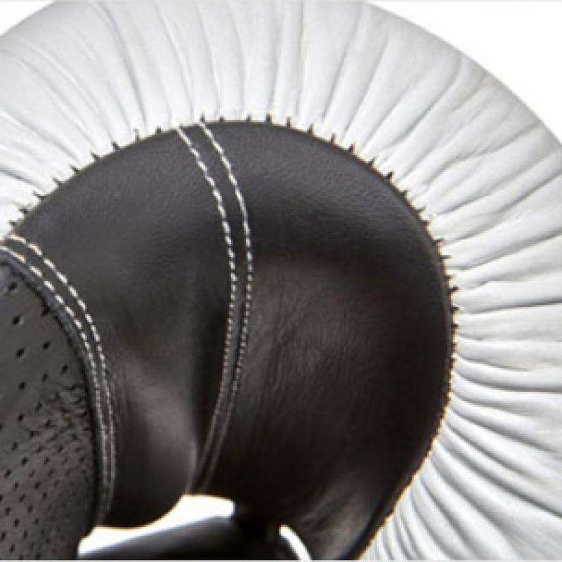 Reebok Галерея Reebok Combat Кожаные тренировочные боксерские перчатки Белые