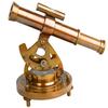 13.97 Cm Brass Alidade Telescope with Compass Nautical Decor Gift.